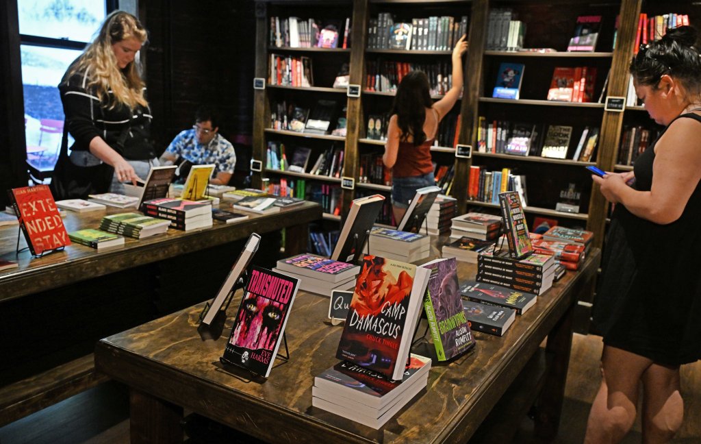 Author panel event at The Twisted Spine