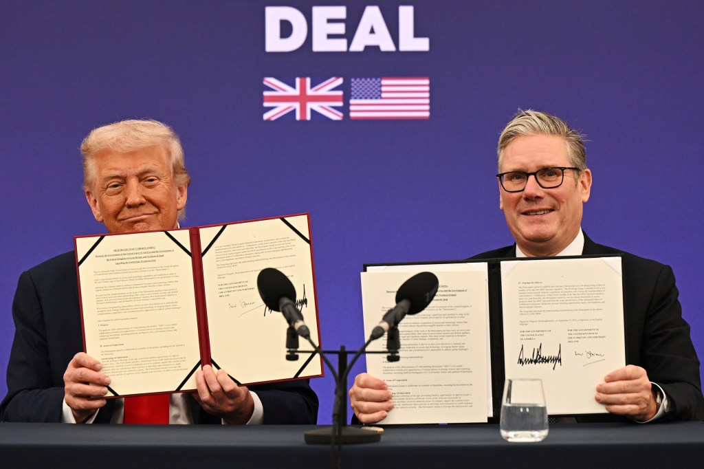 Trump, Starmer sign tech prosperity deal to spur AI, nuclear energy and quantum computing