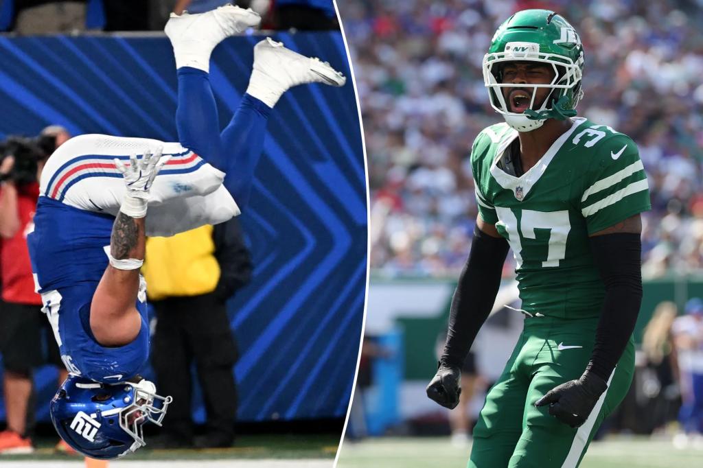 New York NFL Celebrations Draw Attention as Jets and Giants Players Engage in Showmanship
