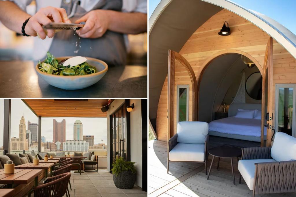 Midwest travel collage