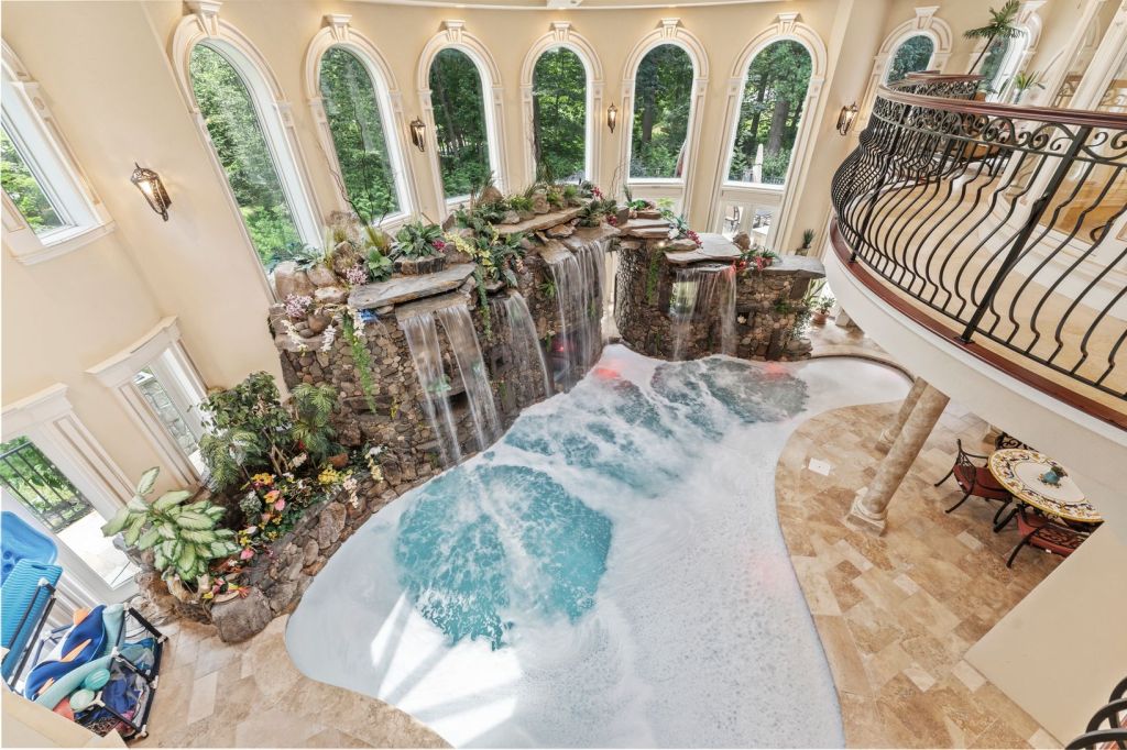 Granite arches and interior grandeur