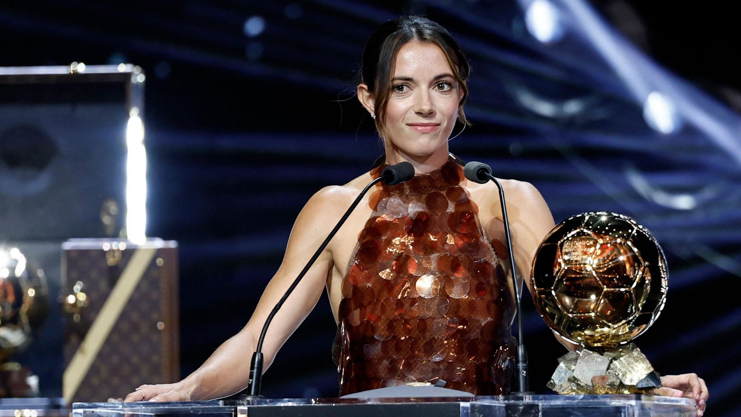 Bonmati makes history as first woman to win Ballon d'Or three times