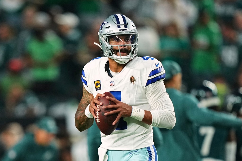Dallas Cowboys quarterback Dak Prescott