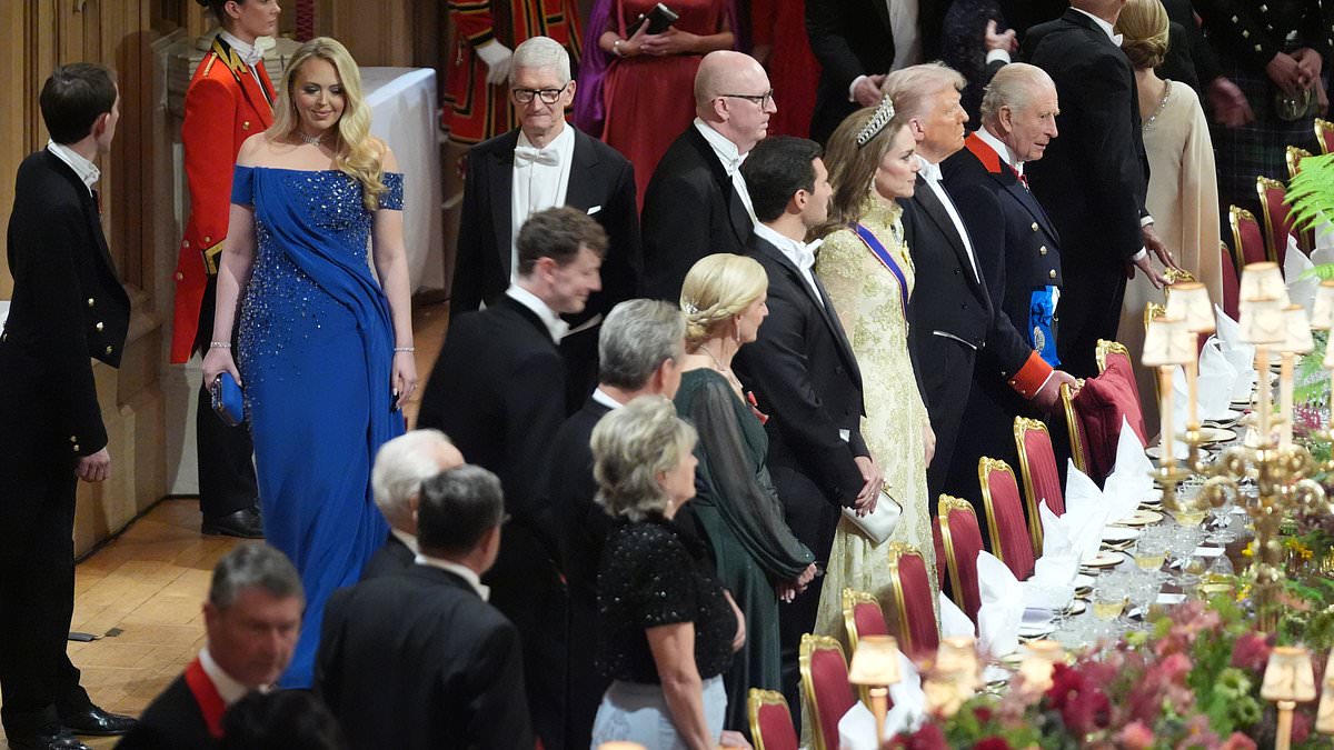 Tiffany Trump Steps Into Spotlight at Windsor State Banquet With Michael Boulos