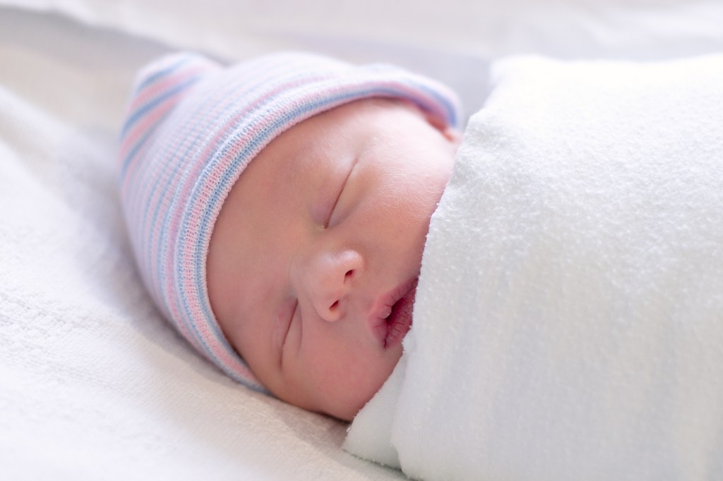Newborn baby sleeping