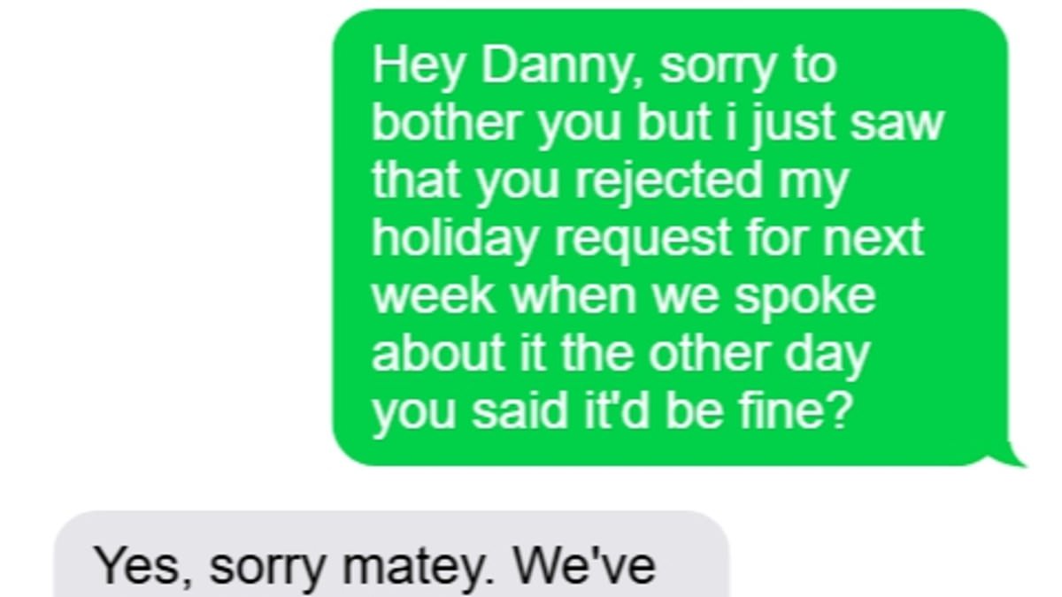 Boss cancels approved leave and asks employee to work while away, sparking backlash