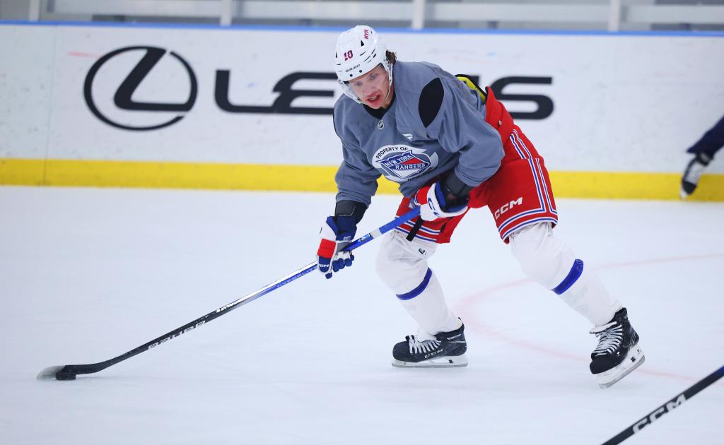 Panarin focuses on hockey as Rangers contract questions hover over him entering final season