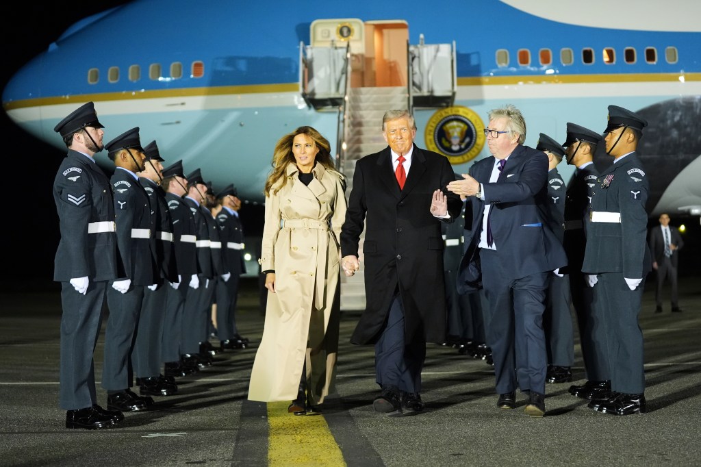 President Donald Trump and First Lady Melania Trump