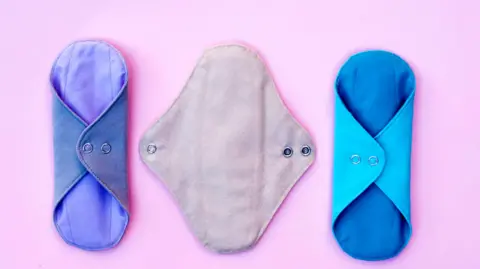 Reusable period products infographic