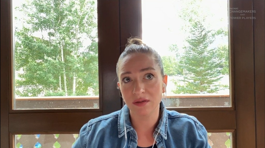 Bumble founder Whitney Wolfe Herd pushes back on Lily James-led biopic Swiped