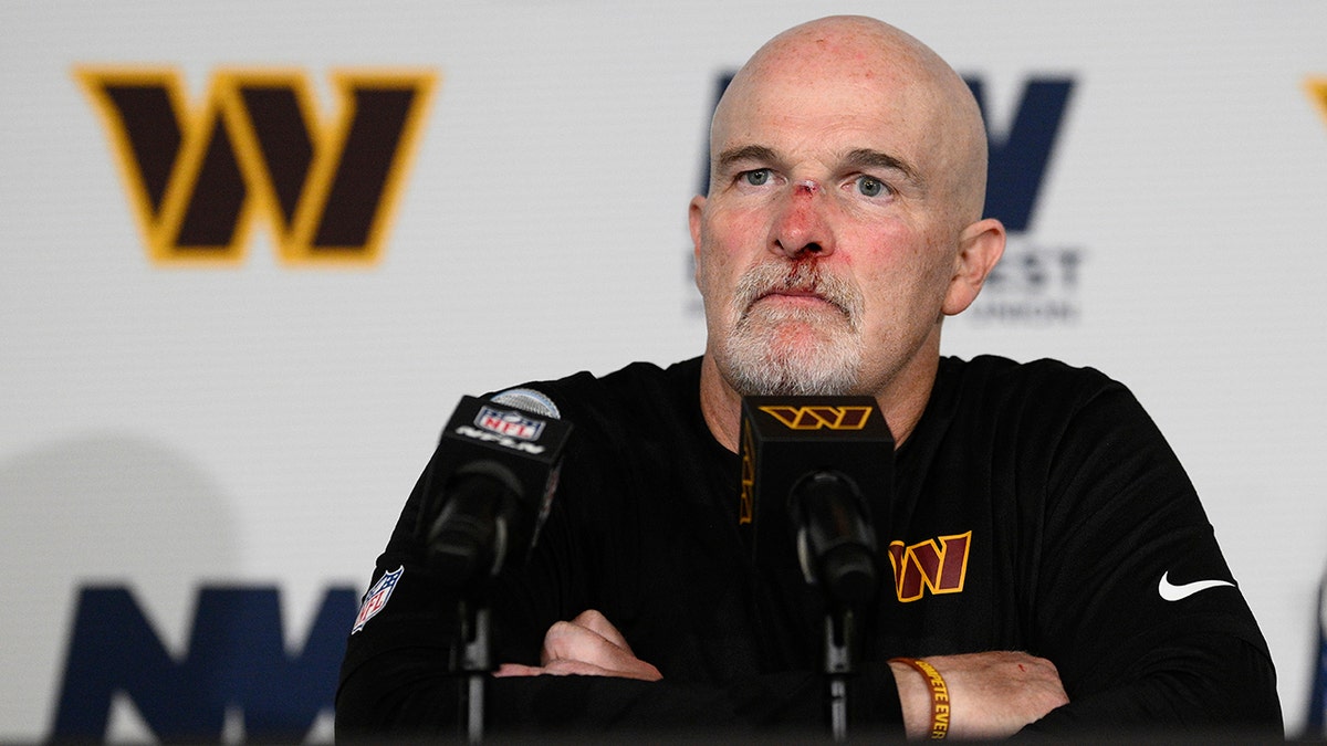 Dan Quinn after collision