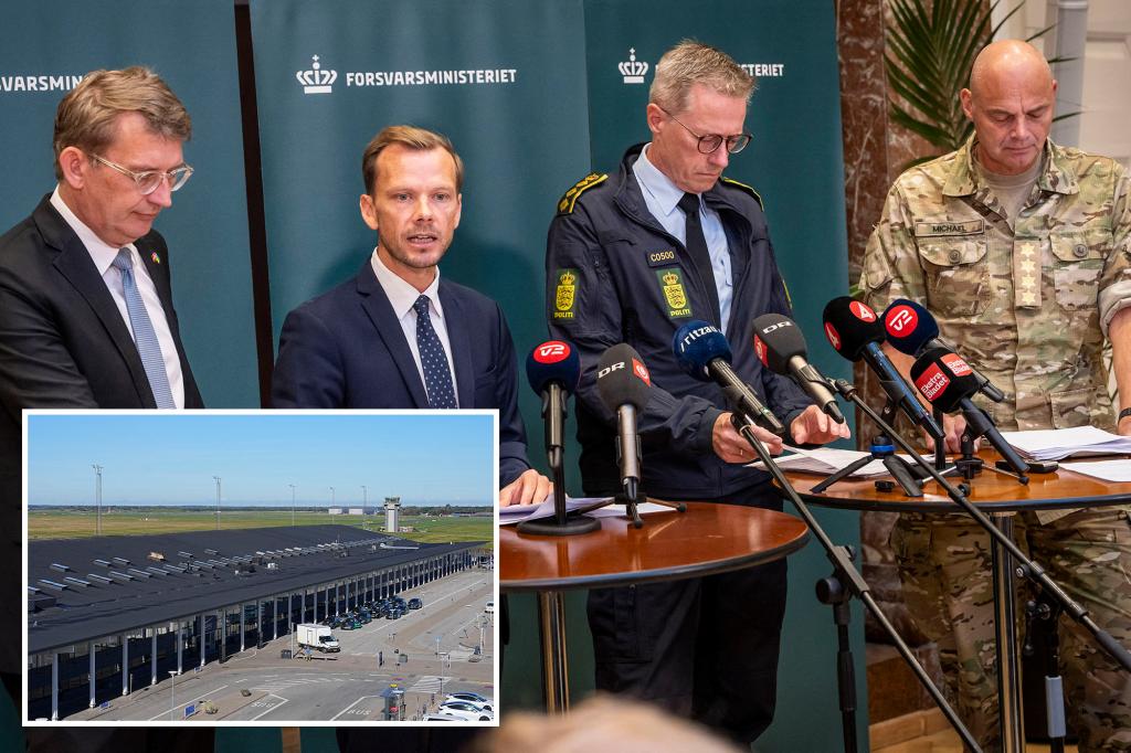 Drones target four Danish airports in hybrid attack, officials say