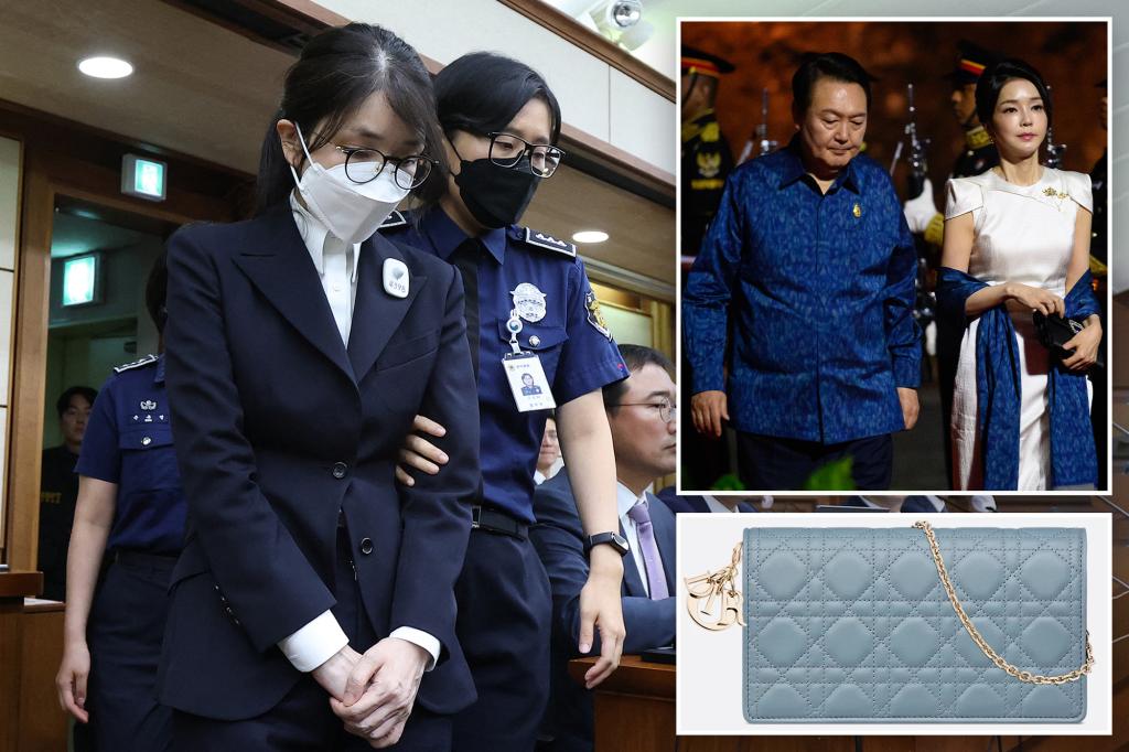 South Korea’s ex-first lady Kim Keon-hee faces bribery trial as Dior bag scandal widens