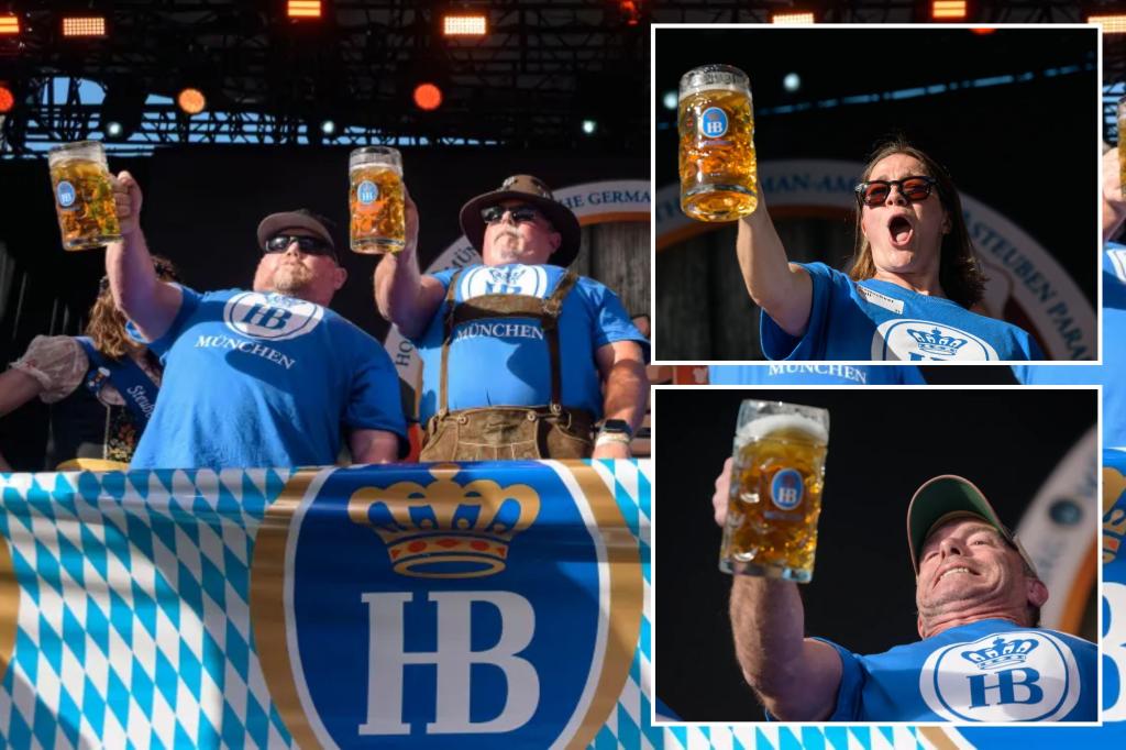 New York steinholding contest crowns champions as Oktoberfest season kicks off