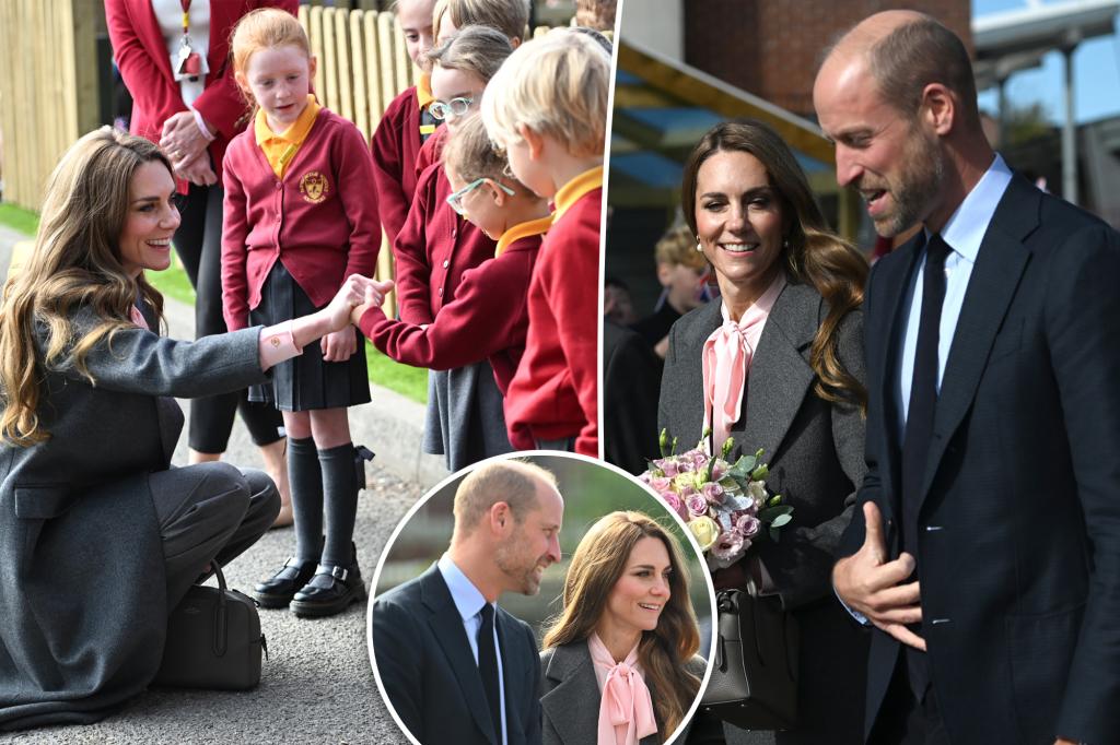 Prince William and Kate Middleton visit Southport classmates of Taylor Swift-themed dance class victims