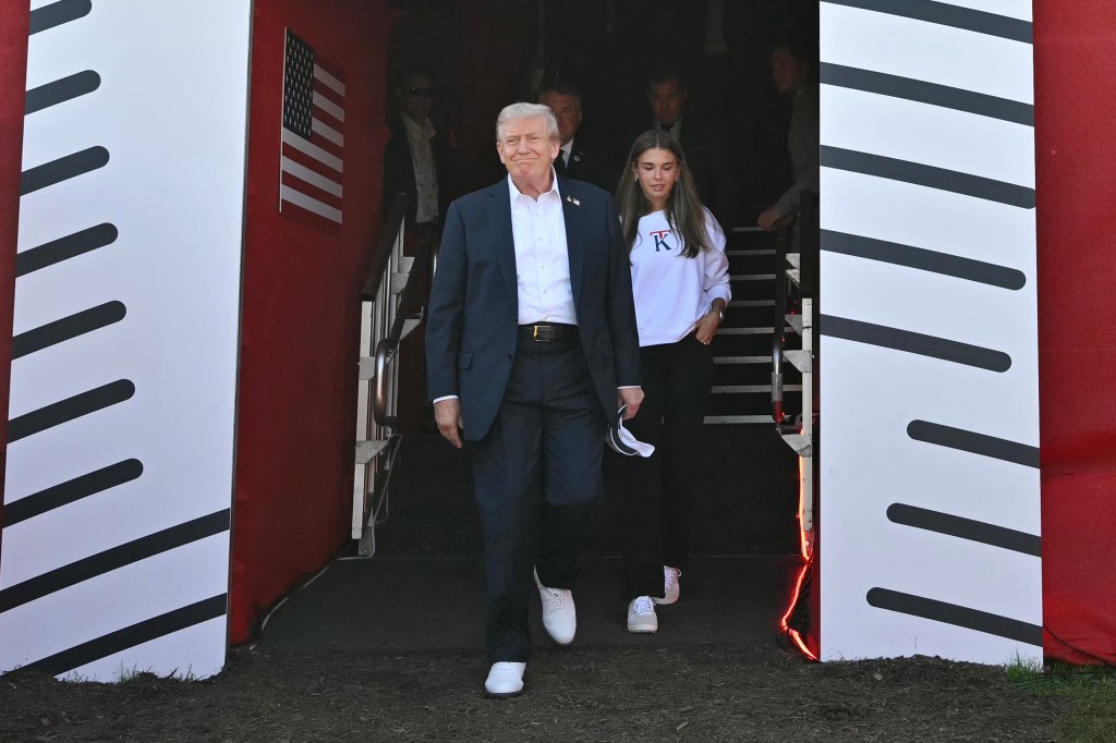 Trump and Kai Trump attend Ryder Cup together at Bethpage Black