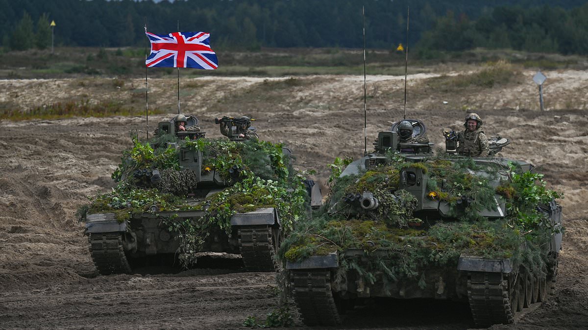 British soldiers fire on friendly Army tank during training blunder