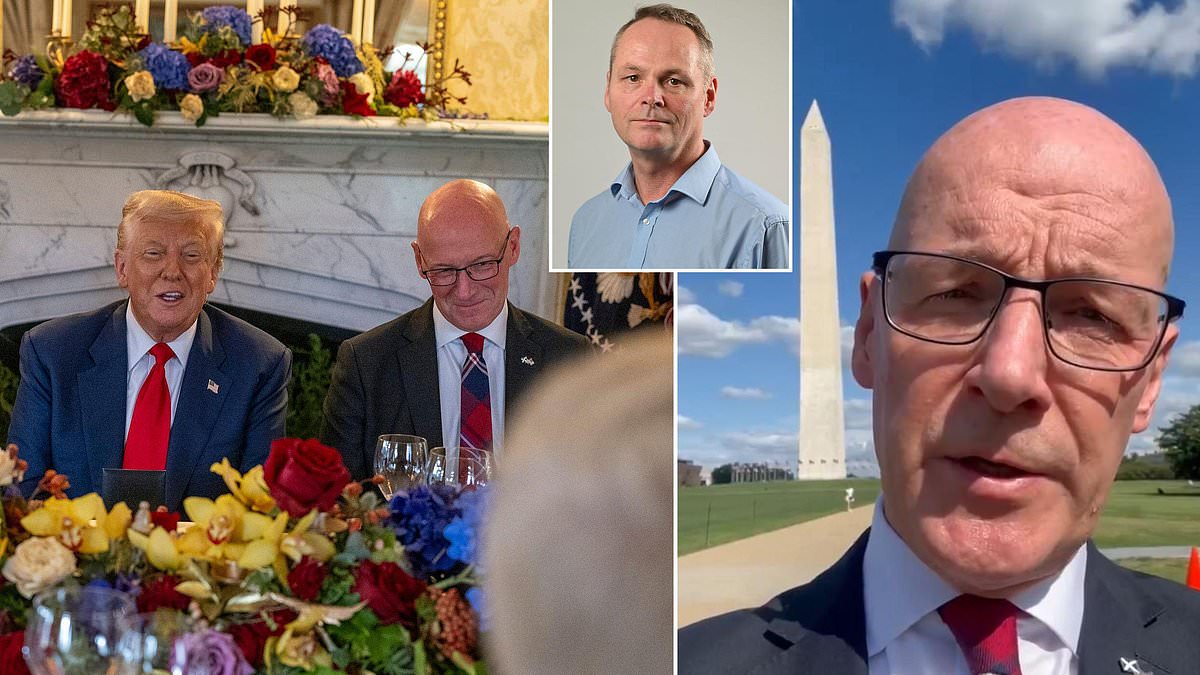 Swinney’s Windsor banquet row tests SNP principles in Trump era