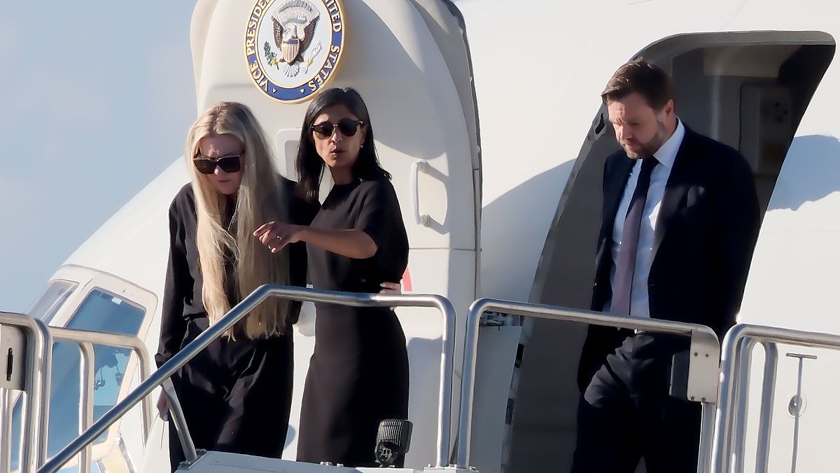 Erika Kirk credits Usha Vance with comforting words after husband’s assassination at memorial