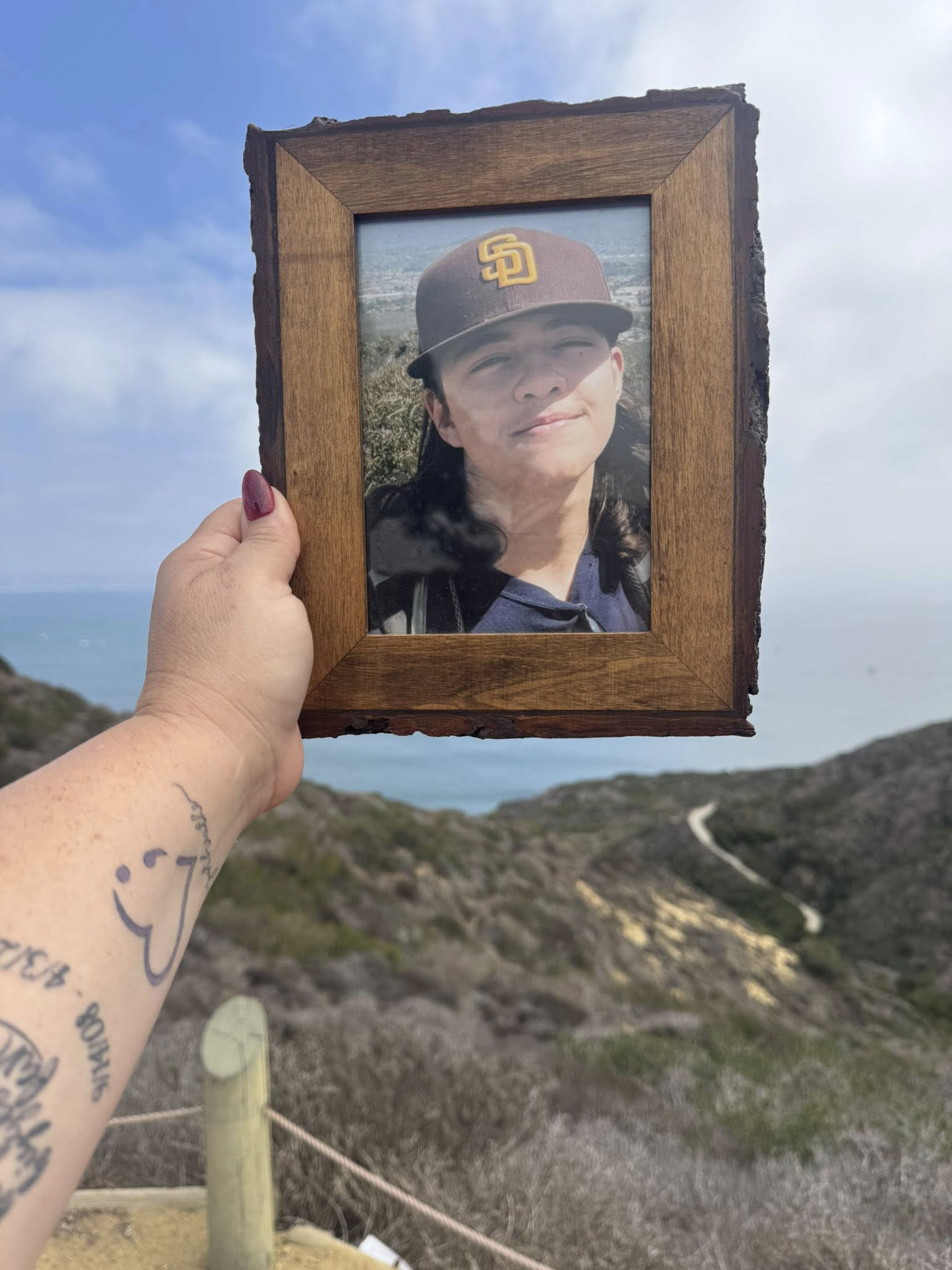 Social media tribute posted by the boy's mother