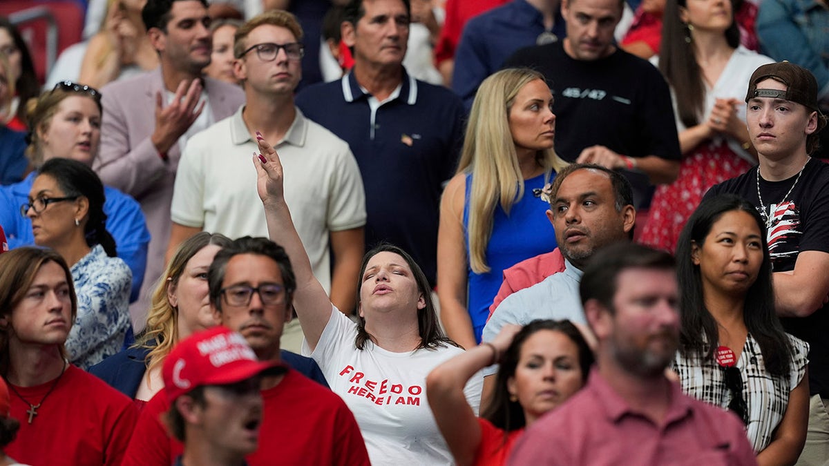 Charlie Kirk mourners