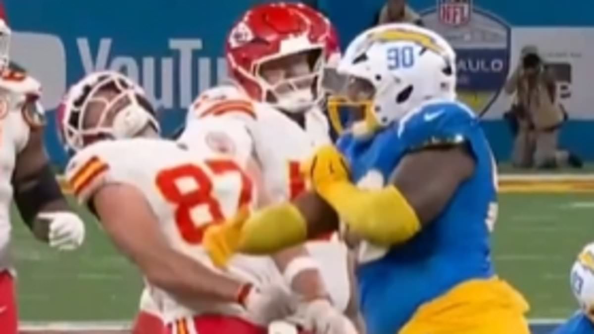 Chargers' Teair Tart Taunts Travis Kelce After On-Field Slap, Draws Backlash from Taylor Swift Fans