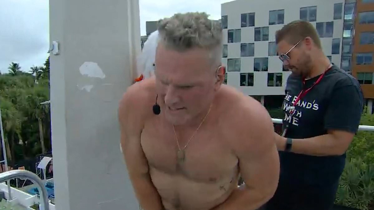 Pat McAfee's Miami pool stunt during College Gameday draws mixed reactions