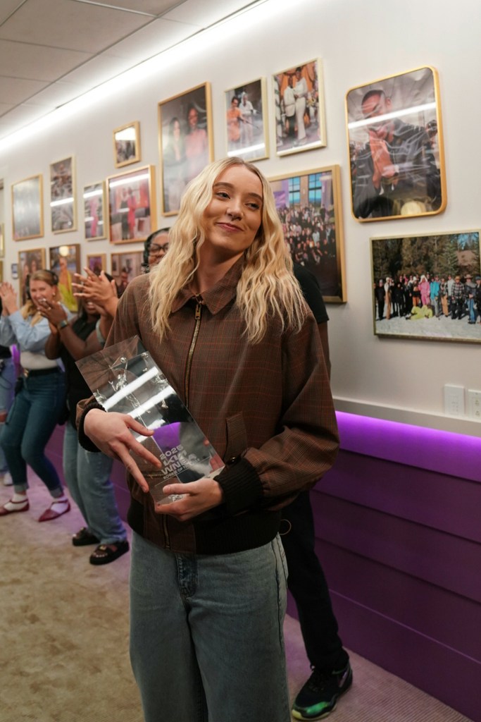 Paige Bueckers in a stylish holiday moment