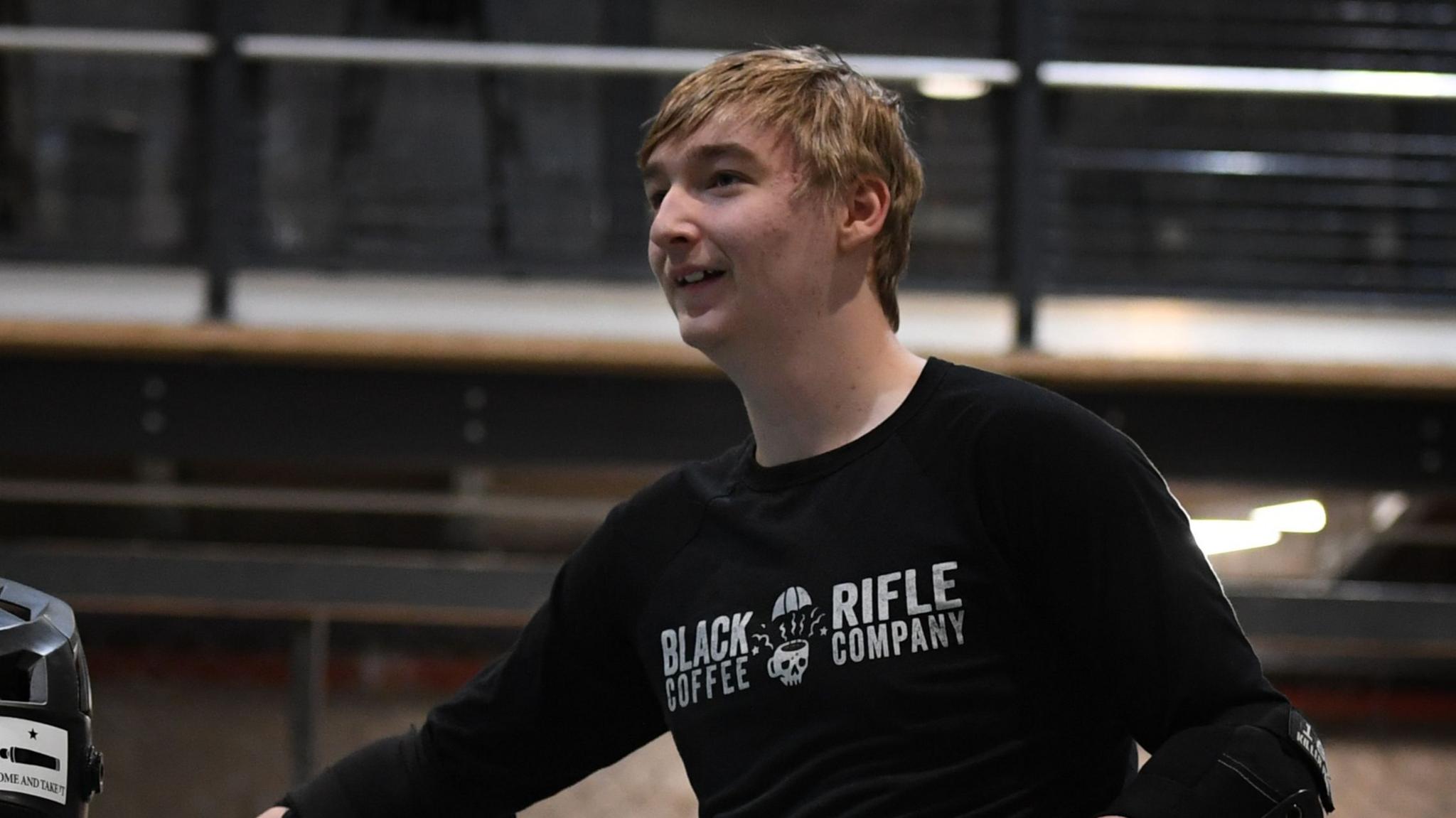 Athlete mid-air during a WCMX run