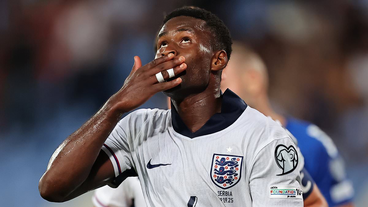 Marc Guehi shrugs off cancelled Liverpool move after scoring first England goal in 5-0 win over Serbia