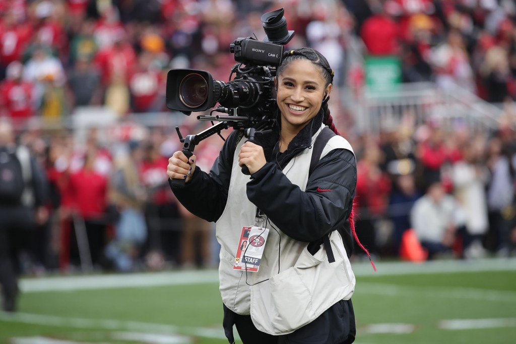 Sarina Soriano’s 49ers roots fuel a trailblazing NFL cinematography career