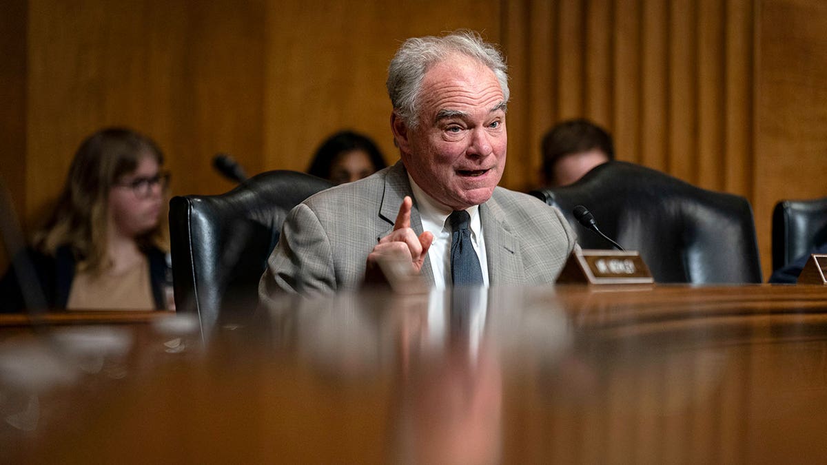Tim Kaine at Senate hearing