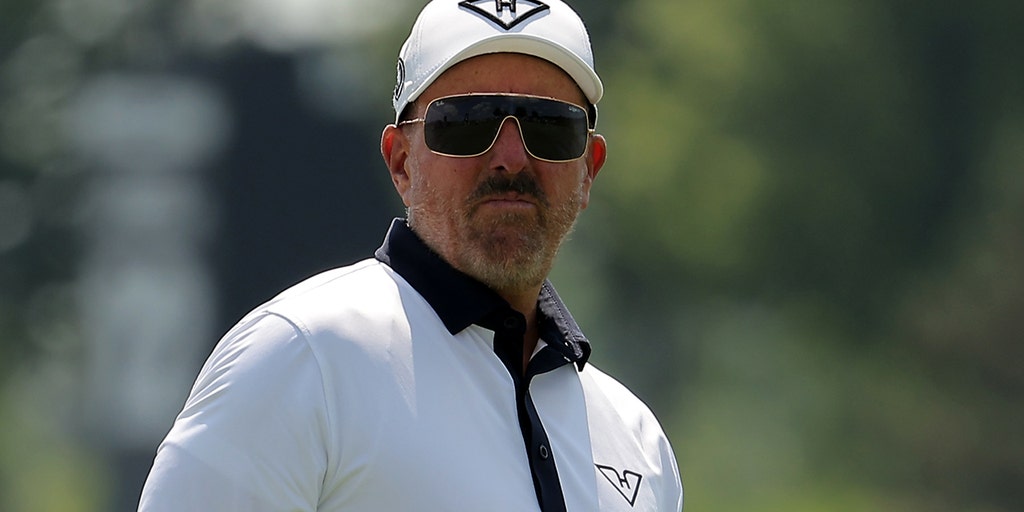 Phil Mickelson at LIV Golf event