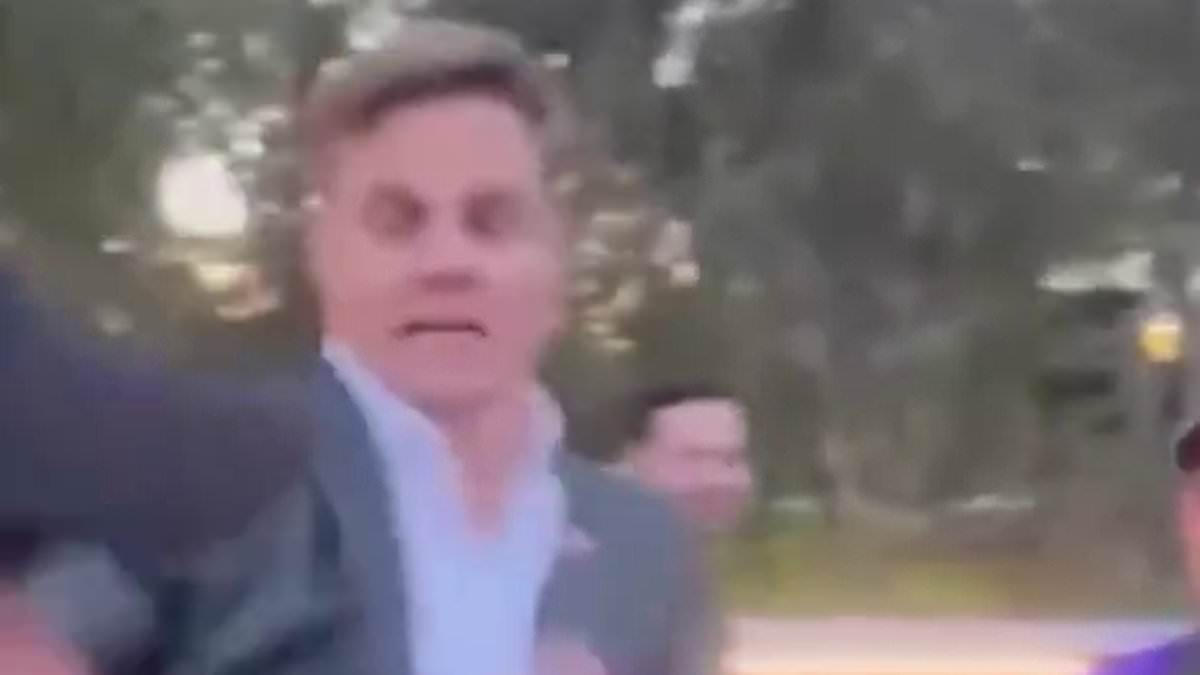 Nick Riewoldt shoves fan who ambushed him during Channel Seven media duties