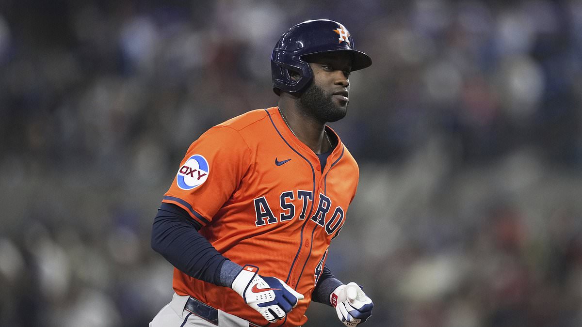Astros' Yordan Alvarez sustains freak ankle injury; no fracture reported as AL West race intensifies