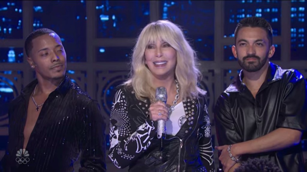 Ariana Grande, Bowen Yang, and Cher on SNL