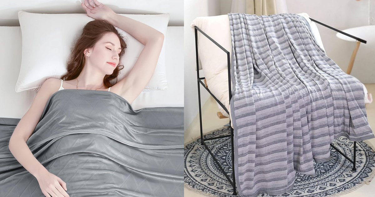 Amazon Cooling Throw for Hot Sleepers Drops to $16 in Deep Discount