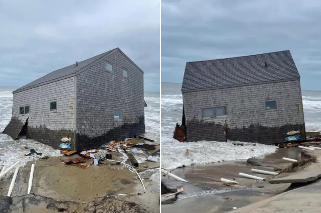 North Carolina Beachfront House Collapses Into Surf, Marking 12th Outer Banks Erosion Loss in Five Years