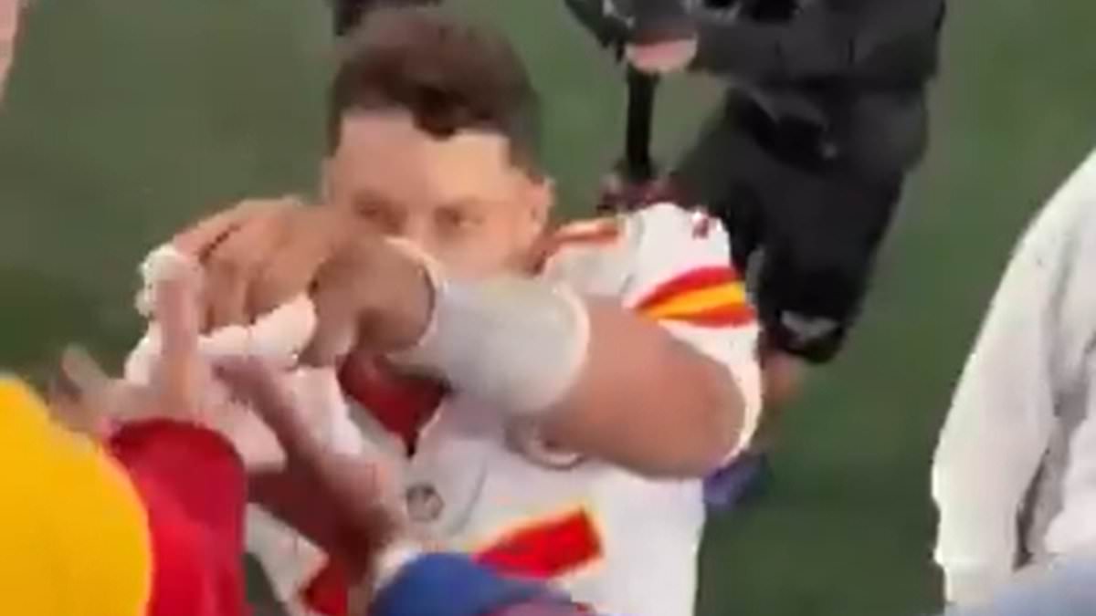 NFL fan dubbed 'Phillies Karen' after stealing Patrick Mahomes sleeve from young Chiefs fan