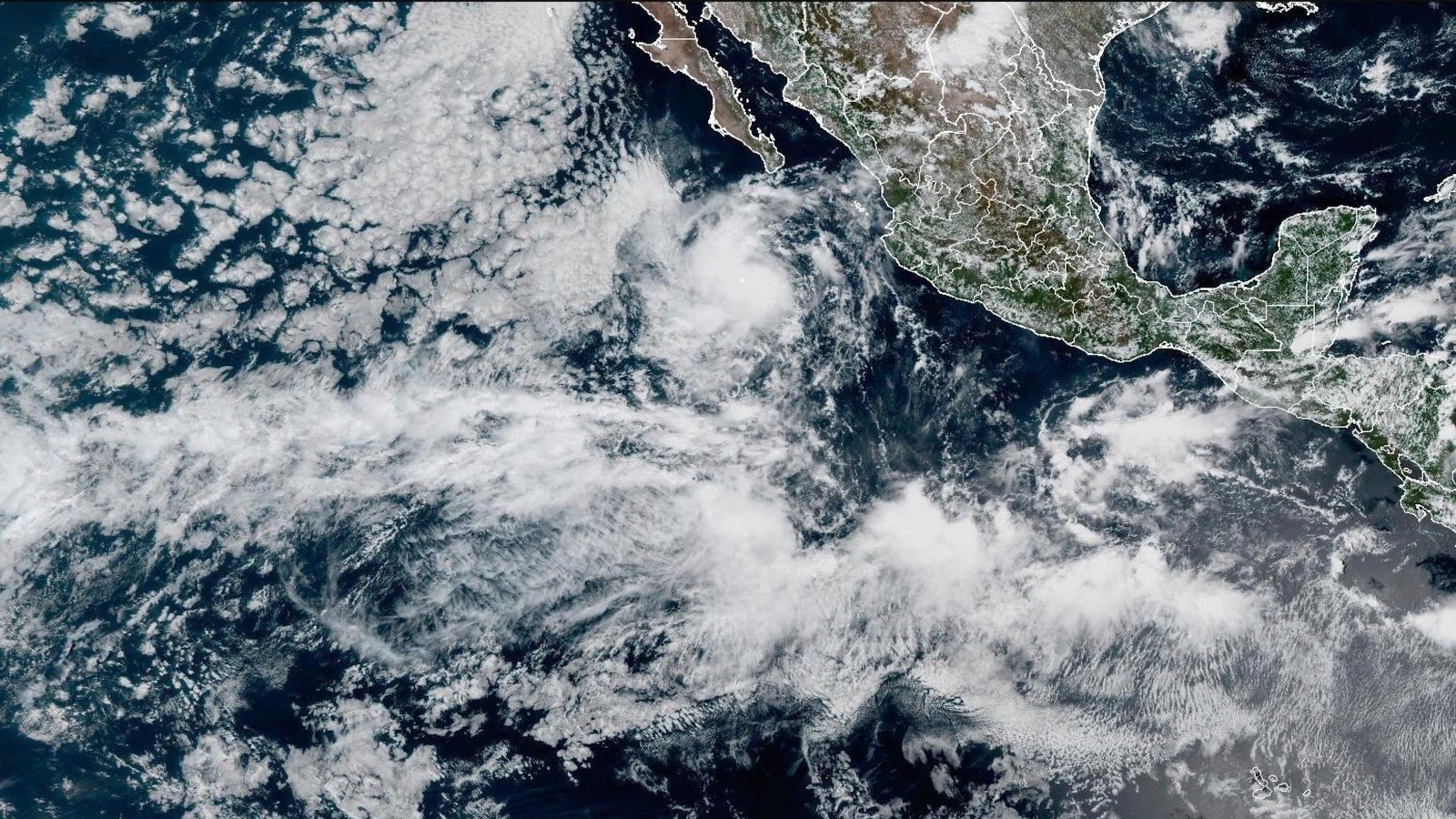 Tropical Storm Mario restrengthens off Mexico's Pacific coast, not threatening land