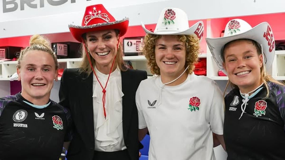 Princess of Wales cheers England ahead of Rugby World Cup Final