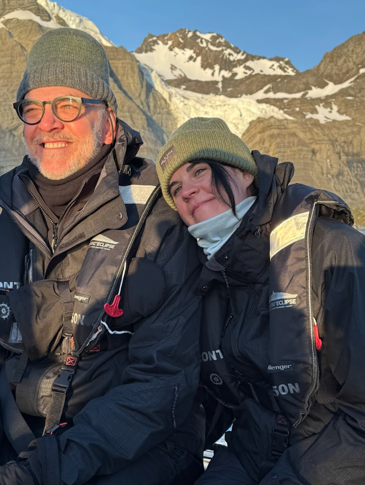 Kate Winslet and Stephen in earlier years