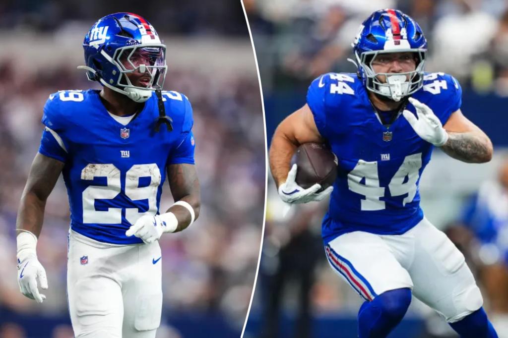 Giants' backfield shifts to three-man rotation under Daboll