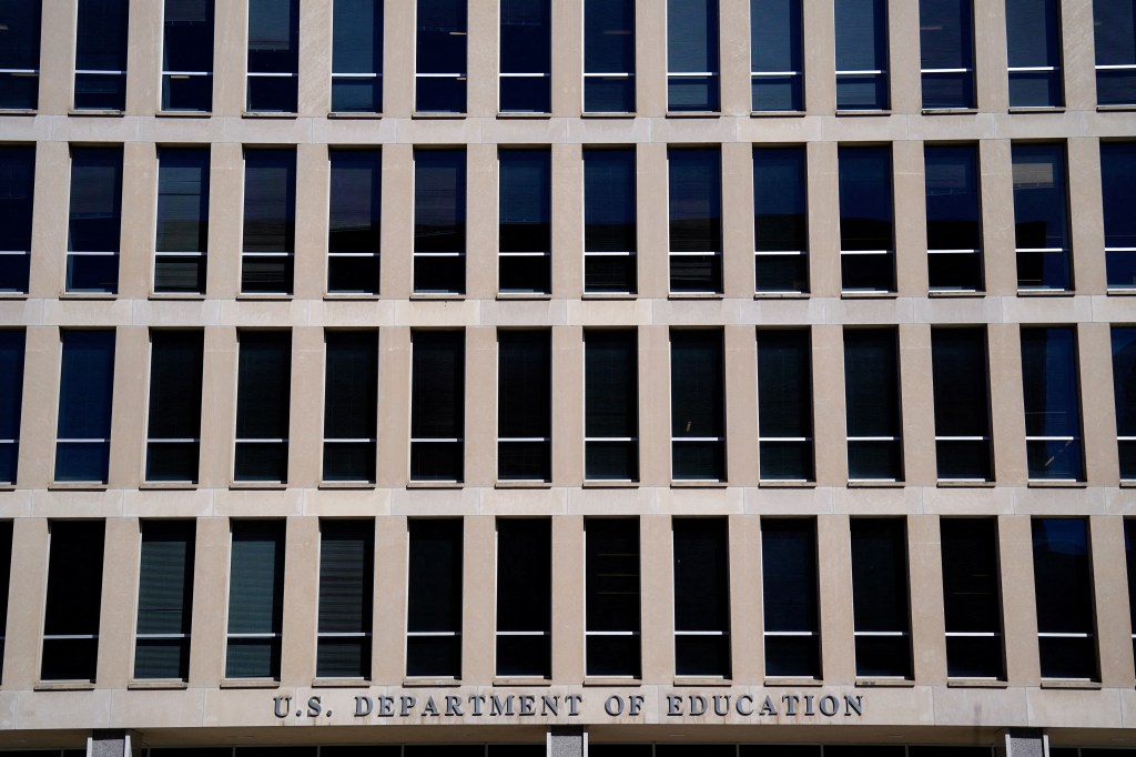 Exterior view of the U.S. Department of Education building