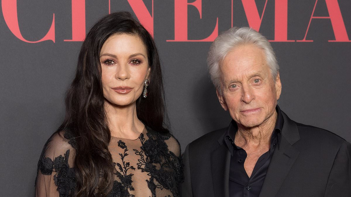 Michael Douglas's 'birthday sister' post for Catherine Zeta-Jones sparks online chatter as couple share birthday