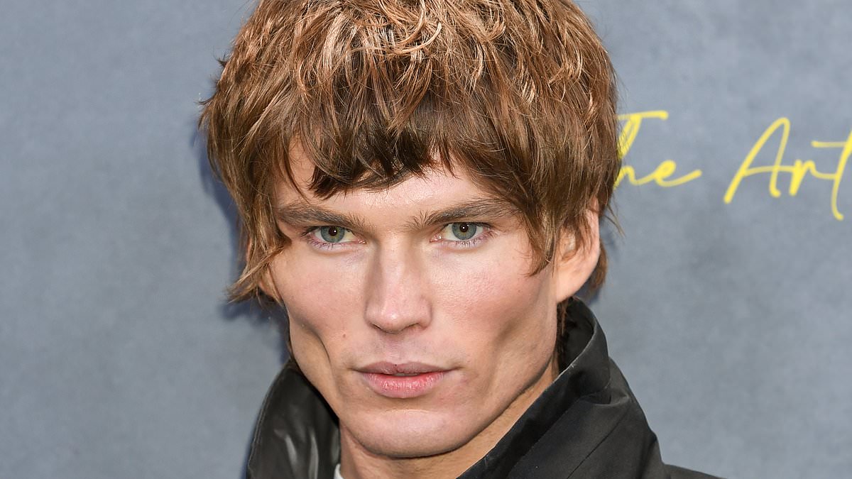 Jordan Barrett returns to London Fashion Week with healthier glow after gaunt appearance