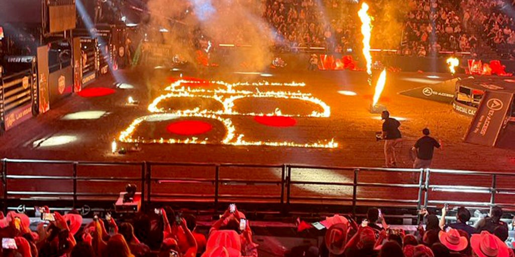 Professional Bull Riding Kicks Off California Visit With Pyrotechnics, Nearly 2,000‑Pound Bulls