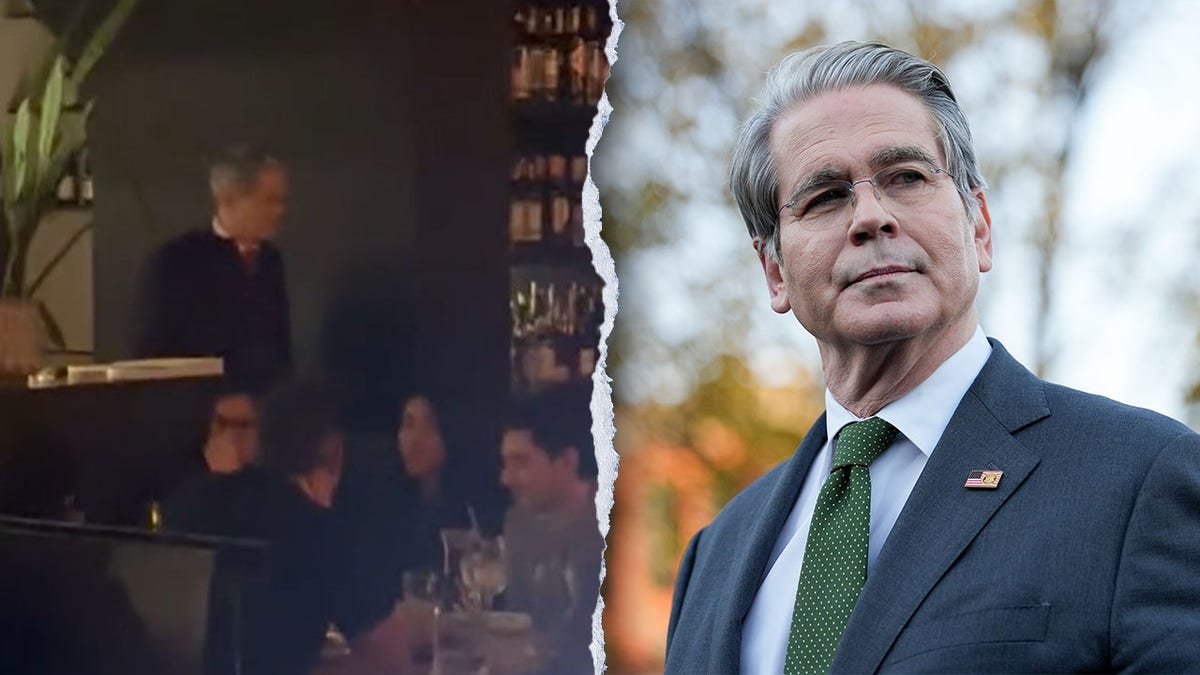 Scott Bessent at a dinner