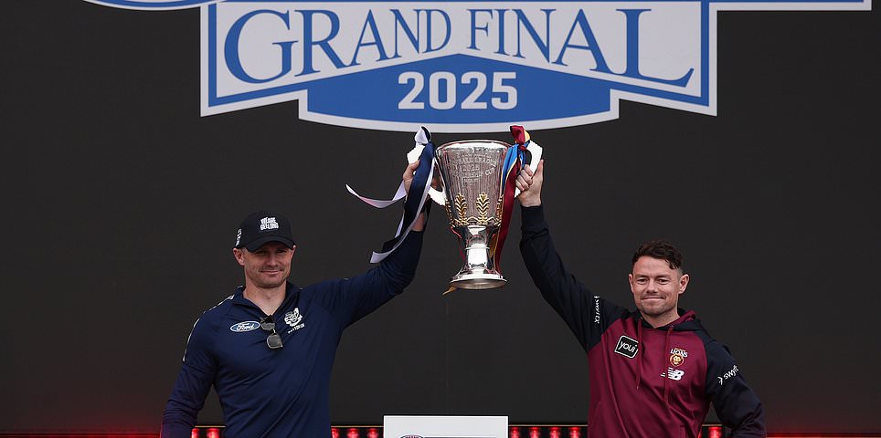 Queues outside the MCG for the grand final