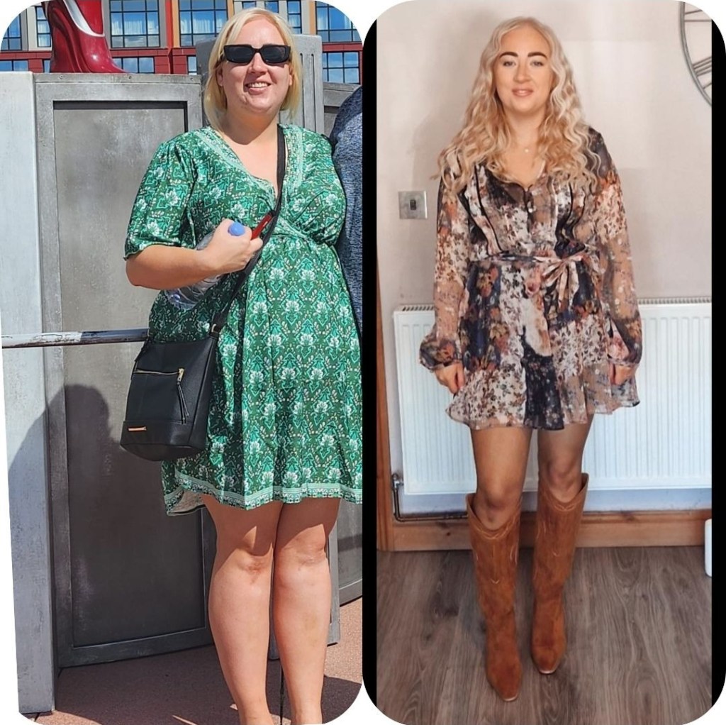 Davies after losing weight